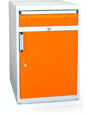 Unterbaublöcke für Werkbänke 840 x 555 x 600 - Tür-Schubladen